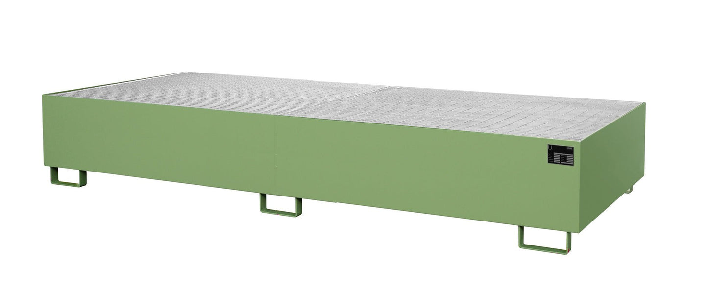 Regalwanne RW - GR 3300 - 3, lackiert, Resedagrün - Staplertechnik24 - 4518 - 79 - 0000 - 4