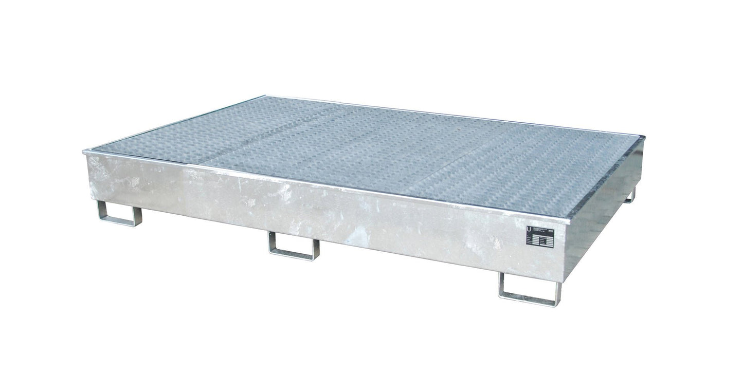 Regalwanne mit PE - Einsatz Regalwanne RW - GR 2200 - 2 PE, feuerverzinkt - Staplertechnik24 - 4518 - 63 - 0000 - 7