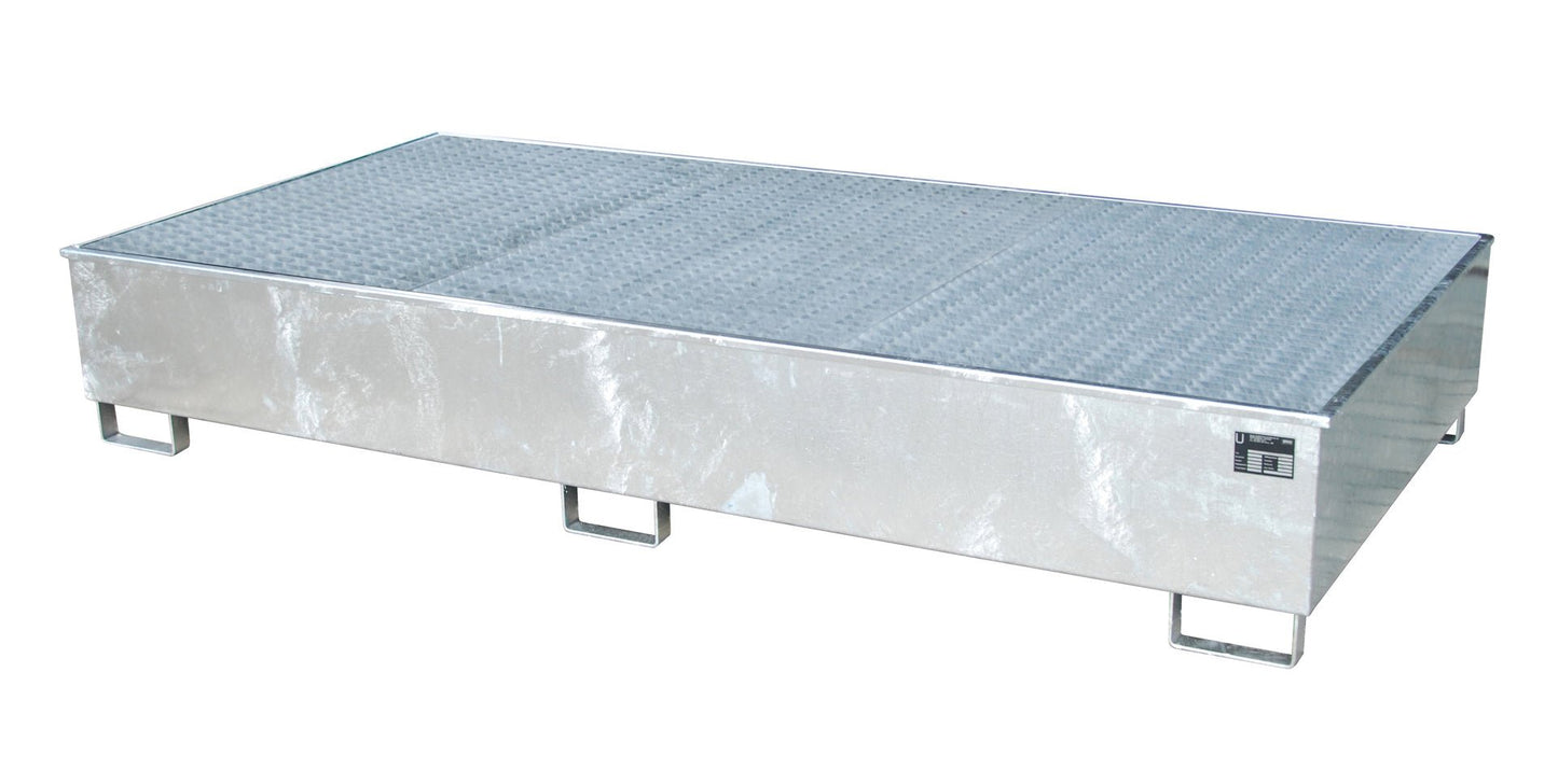 Regalwanne mit PE - Einsatz Regalwanne RW - GR 2700 - 3 PE, feuerverzinkt - Staplertechnik24 - 4518 - 59 - 0000 - 7