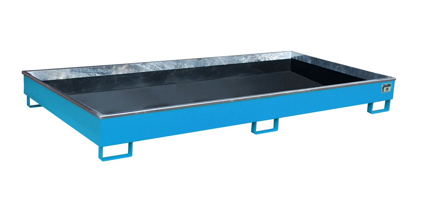 Regalwanne mit PE - Einsatz Regalwanne RW 2700 - 1 PE, lackiert, Lichtblau - Staplertechnik24 - 4518 - 53 - 0000 - 3