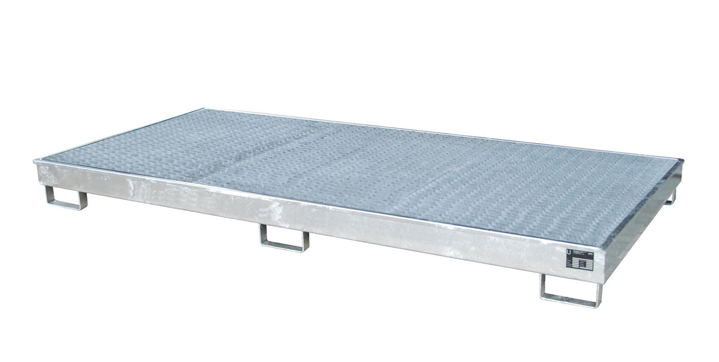 Regalwanne mit PE - Einsatz Regalwanne RW - GR 2700 - 1 PE, feuerverzinkt - Staplertechnik24 - 4518 - 57 - 0000 - 7