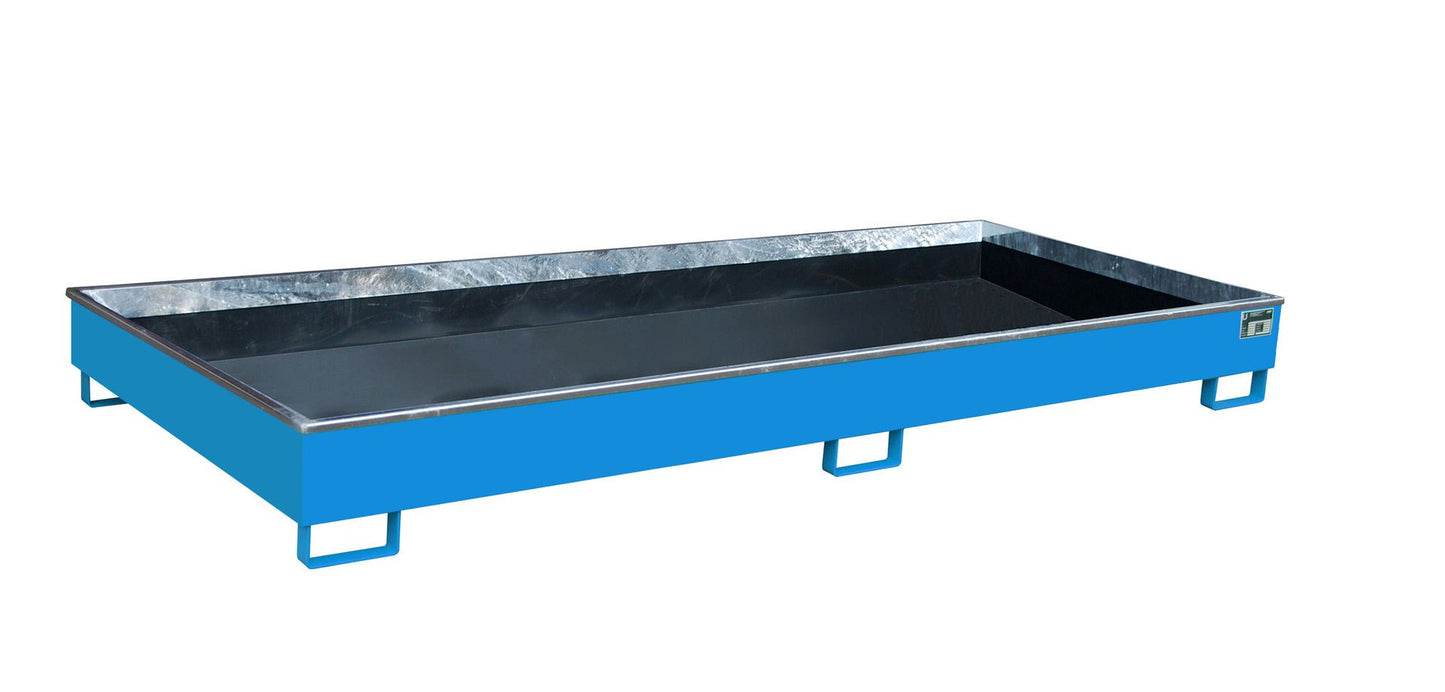 Regalwanne mit PE - Einsatz Regalwanne RW 3300 - 2 PE, lackiert, Lichtblau - Staplertechnik24 - 4518 - 76 - 0000 - 3