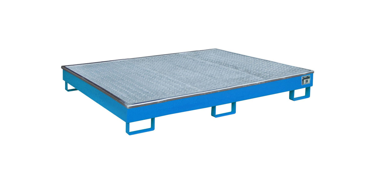 Regalwanne mit PE - Einsatz Regalwanne RW - GR 1800 PE, lackiert, Lichtblau - Staplertechnik24 - 4518 - 56 - 0000 - 3