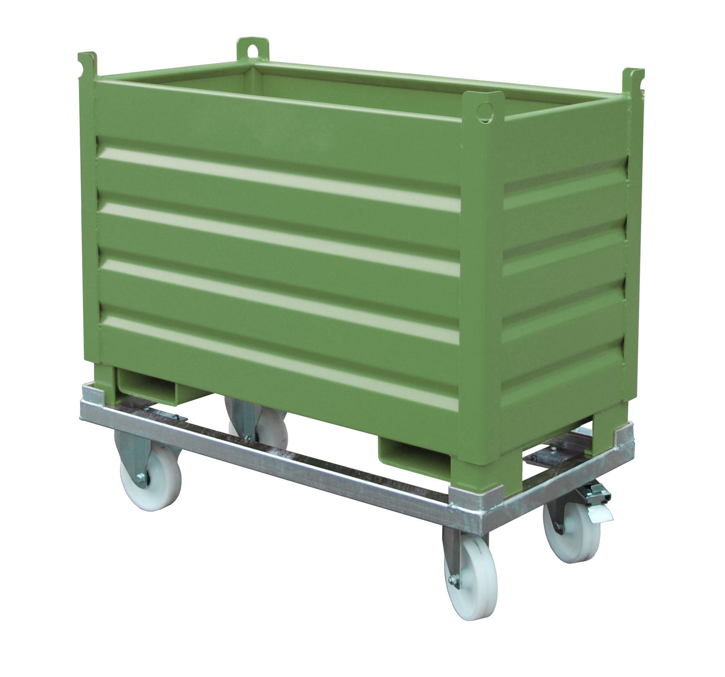 Sammelbehälter - System SBS 500, lackiert, Resedagrün - Staplertechnik24 - 4511 - 01 - 0000 - 4