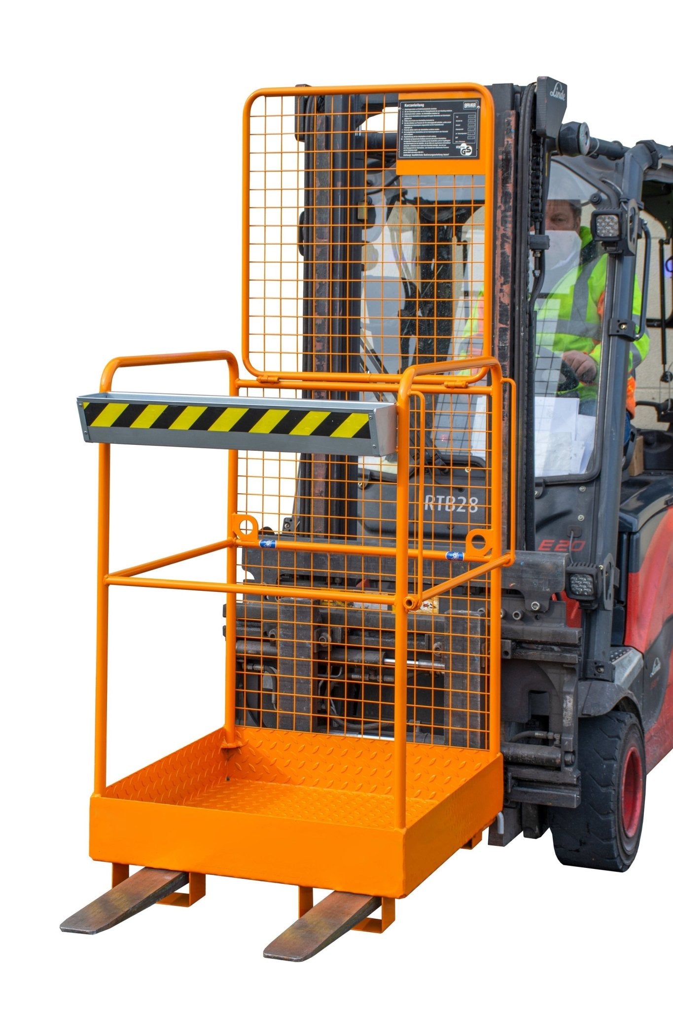 Sicherheitskorb SIKO - M, lackiert, Gelborange - Staplertechnik24 - 4427 - 36 - 0000 - 1