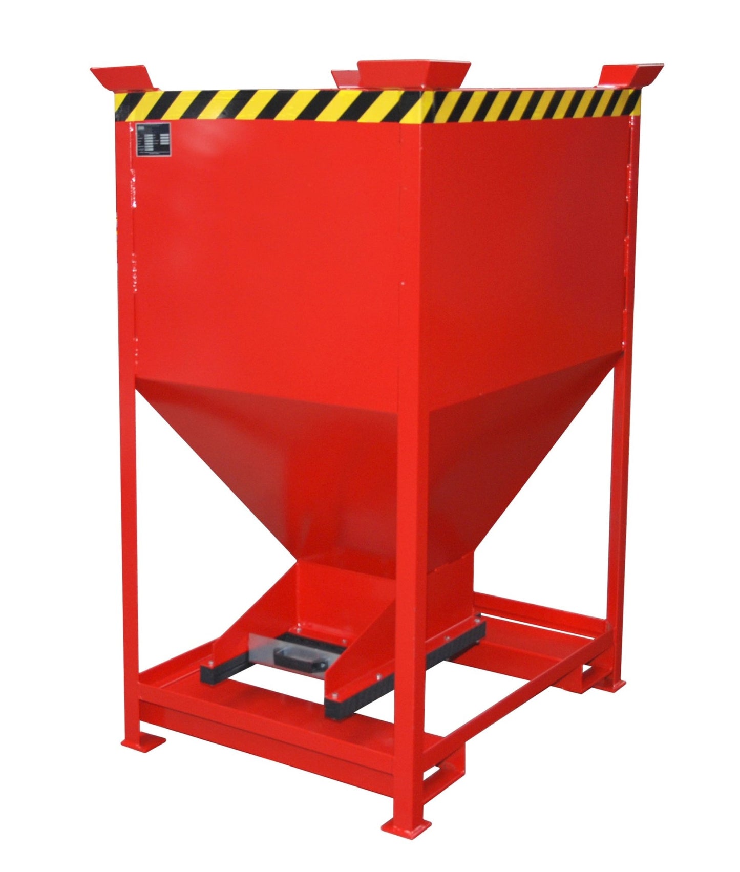 Silobehälter SG - D 600, lackiert, Feuerrot - Staplertechnik24 - 4437 - 08 - 0000 - 2