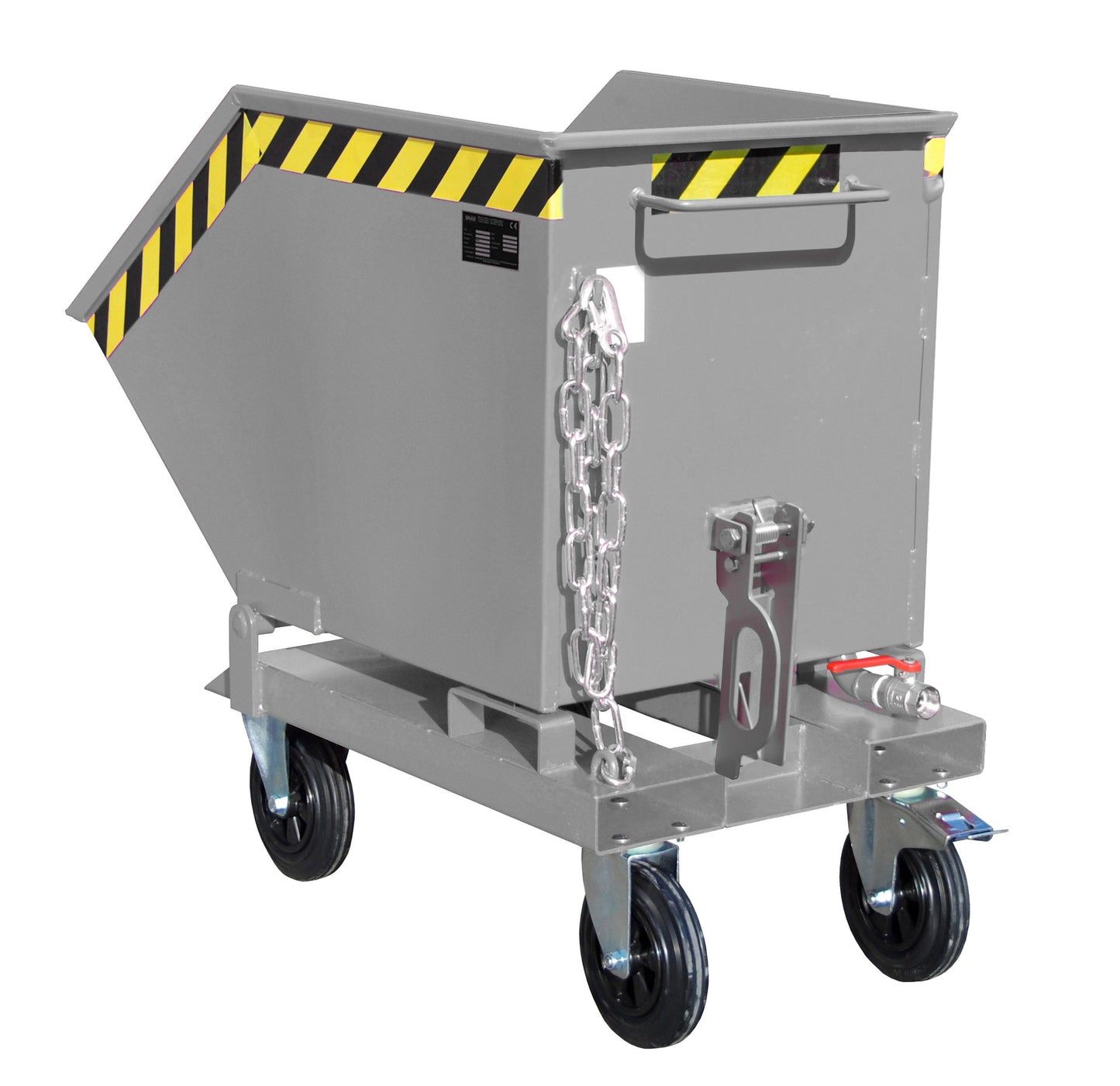 Späne - Kippmulde SKK 250, lackiert, Mausgrau - Staplertechnik24 - 4541 - 08 - 0000 - 5