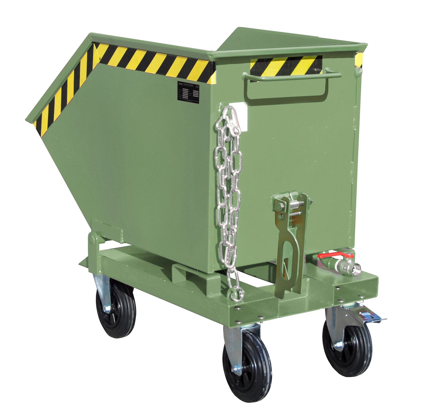 Späne - Kippmulde SKK 250, lackiert, Resedagrün - Staplertechnik24 - 4541 - 08 - 0000 - 4