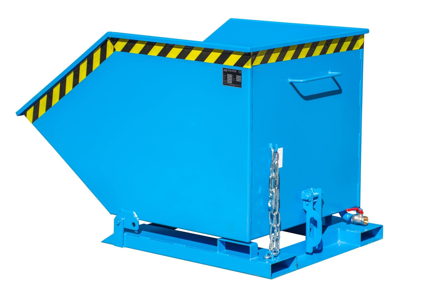 Späne - Kippmulde SKK 600, lackiert, Lichtblau - Staplertechnik24 - 4541 - 10 - 0000 - 3