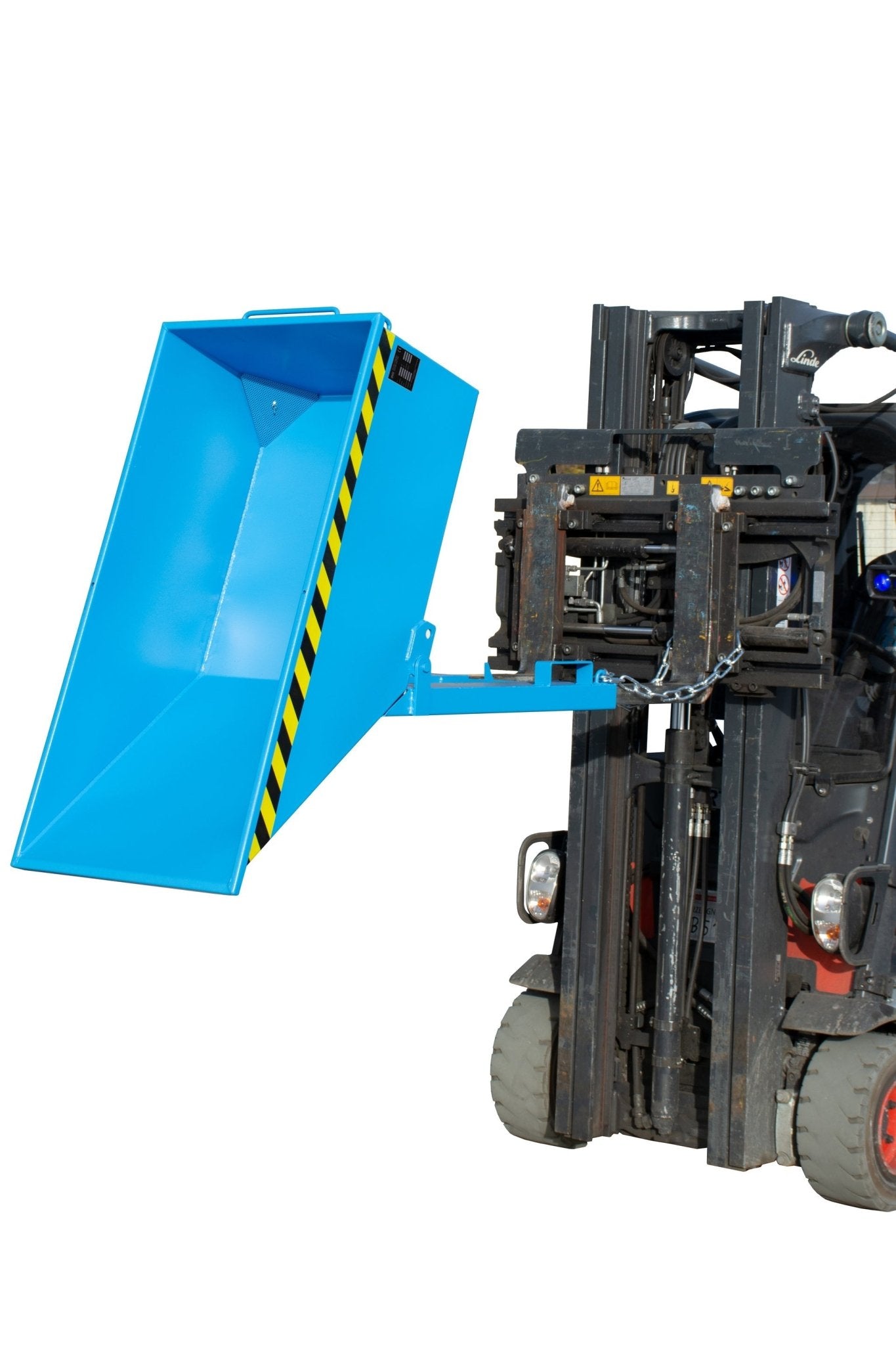 Späne - Kippmulde SKN 250, lackiert, Lichtblau - Staplertechnik24 - 4541 - 13 - 0000 - 3