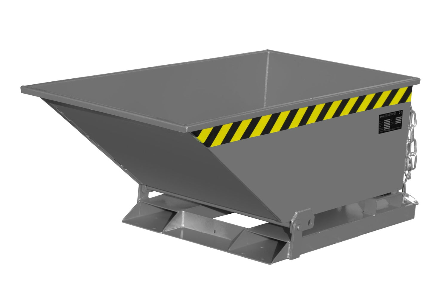 Späne - Kippmulde SKN 250, lackiert, Mausgrau - Staplertechnik24 - 4541 - 13 - 0000 - 5