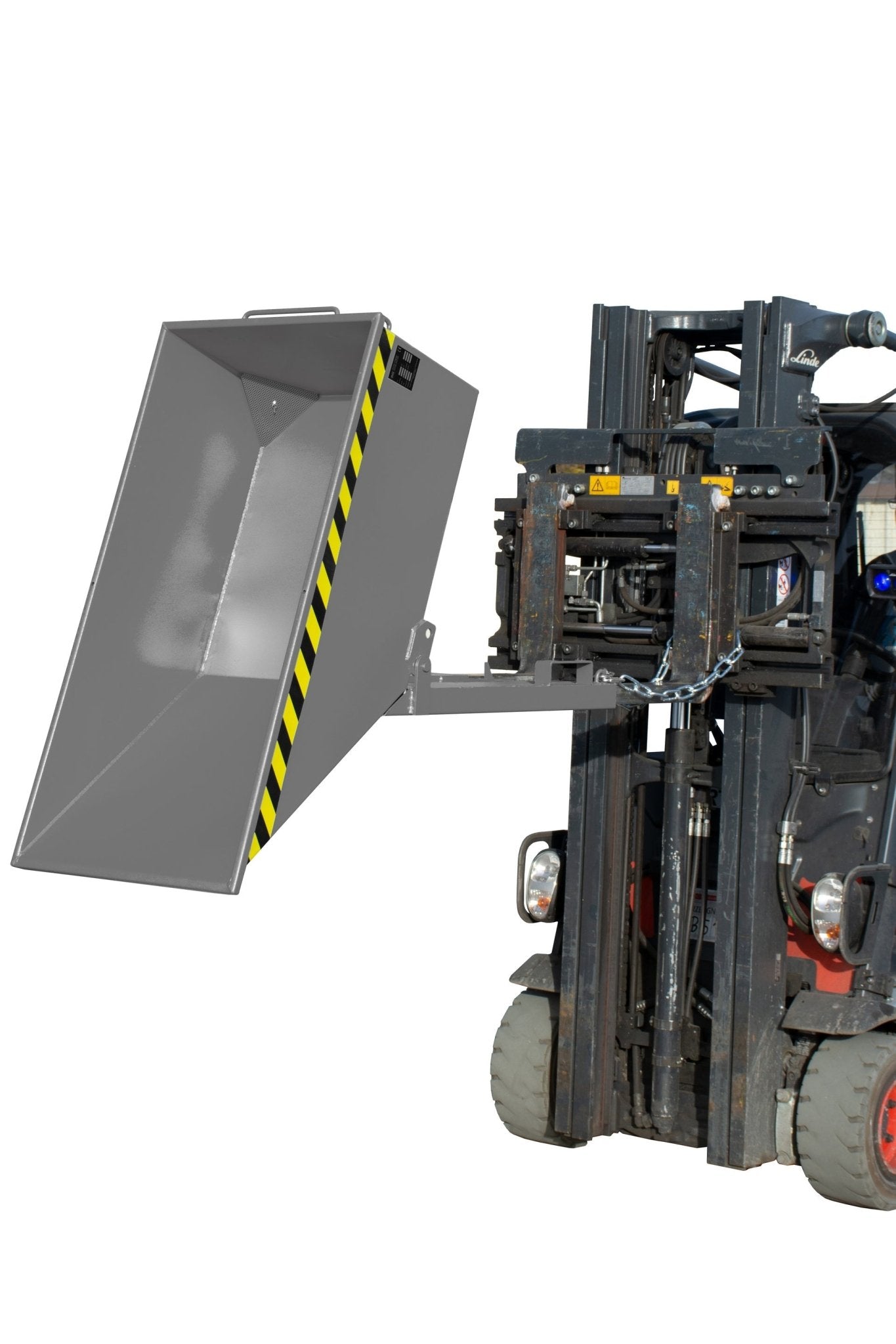 Späne - Kippmulde SKN 250, lackiert, Mausgrau - Staplertechnik24 - 4541 - 13 - 0000 - 5