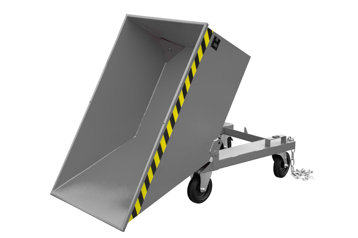 Späne - Kippmulde SKN 400, lackiert, Mausgrau - Staplertechnik24 - 4541 - 14 - 0000 - 5