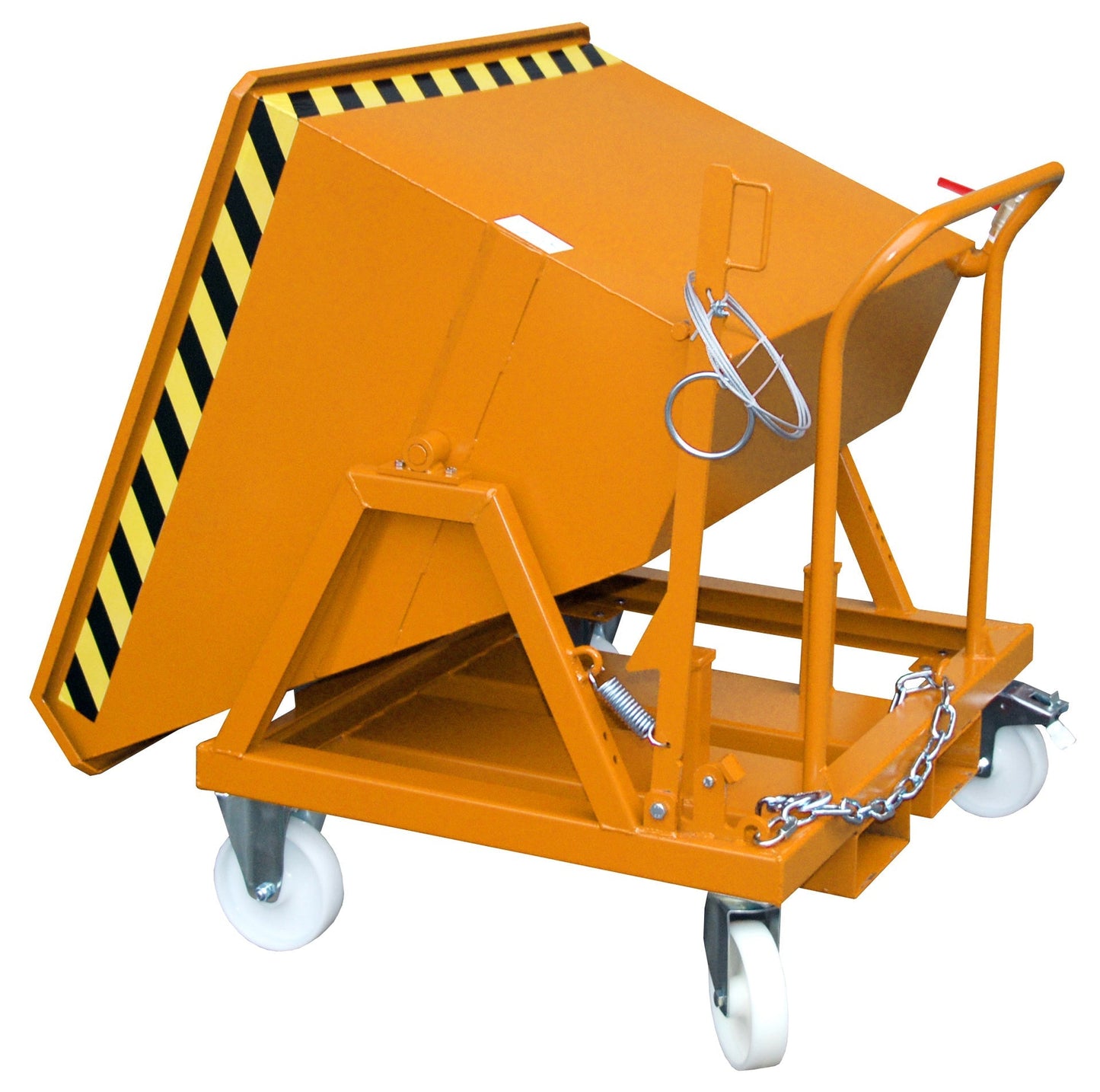 Späne - Kippmulde SKS 400, lackiert, Gelborange - Staplertechnik24 - 4541 - 18 - 0000 - 1