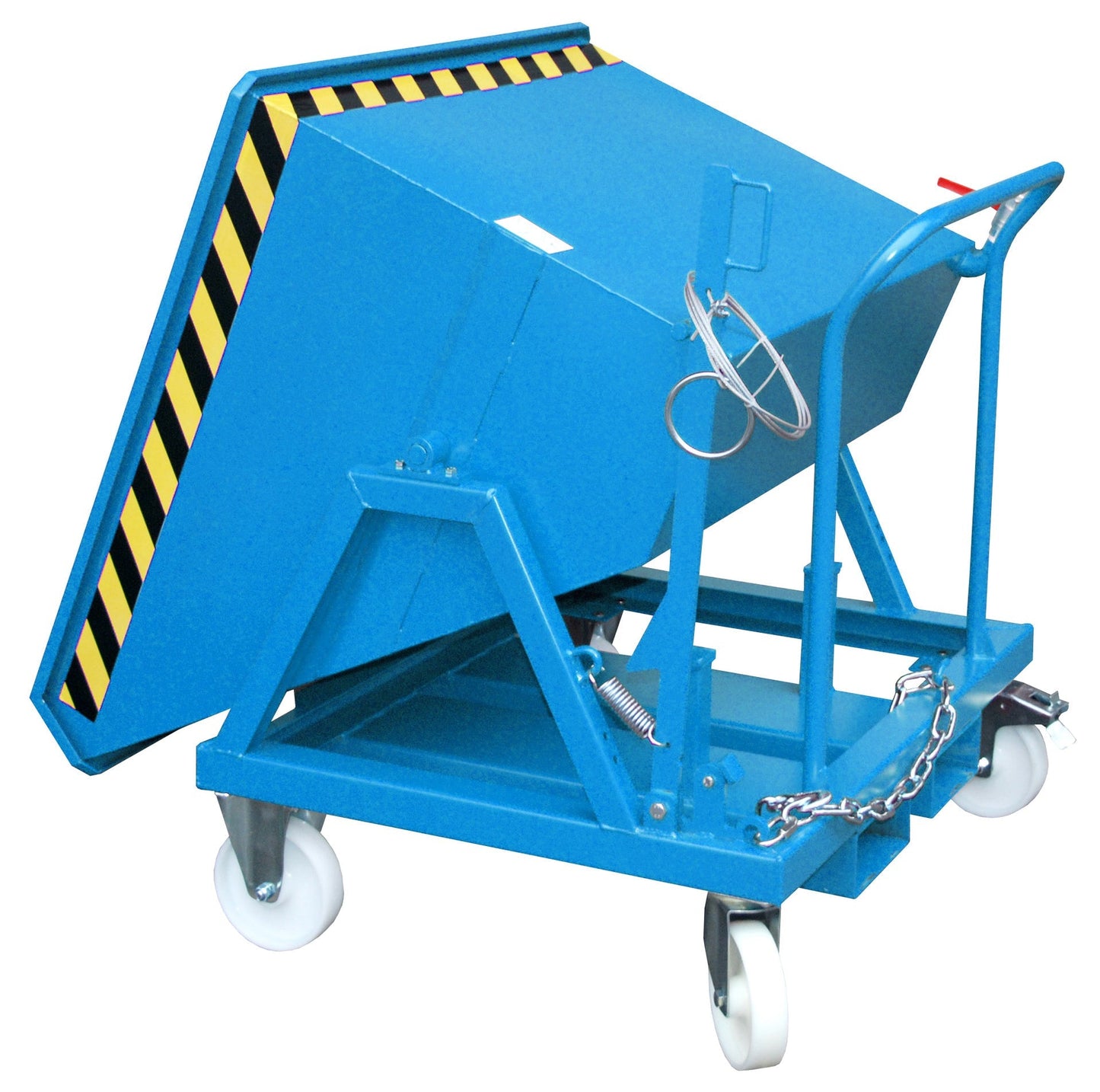 Späne - Kippmulde SKS 400, lackiert, Lichtblau - Staplertechnik24 - 4541 - 18 - 0000 - 3