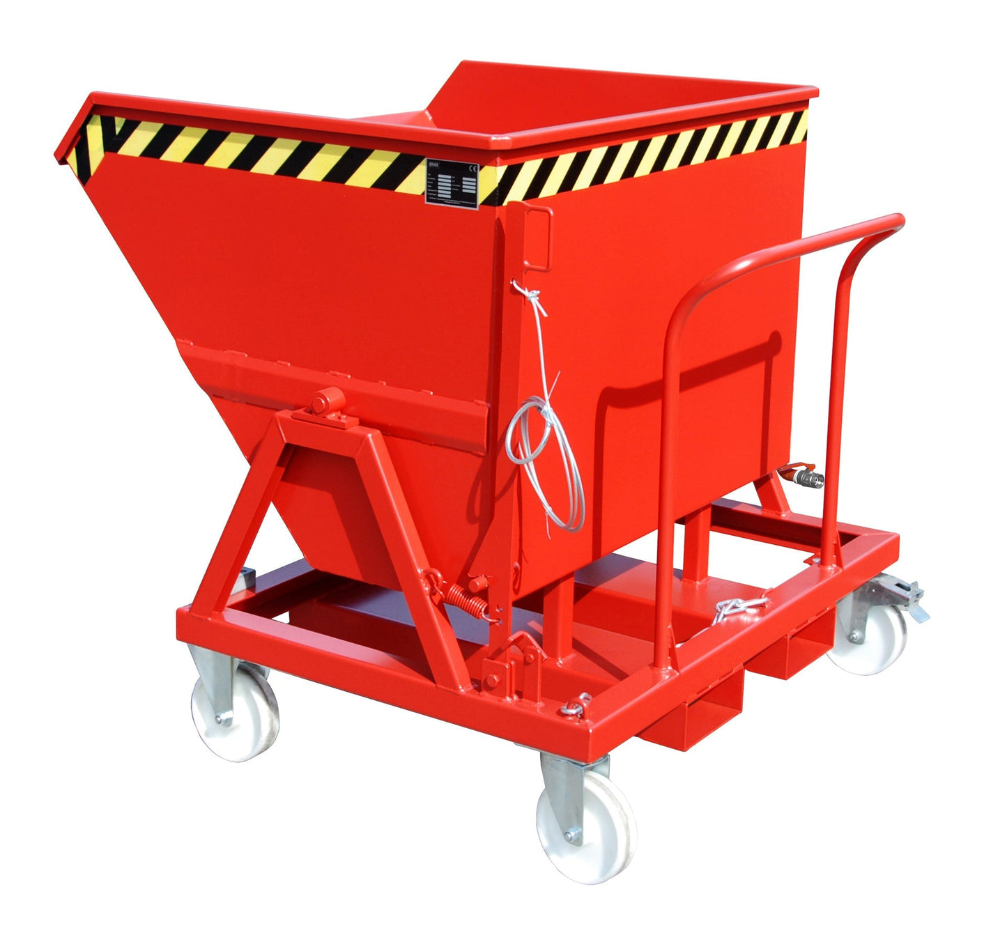 Späne - Kippmulde SKS 550, lackiert, Feuerrot - Staplertechnik24 - 4541 - 19 - 0000 - 2