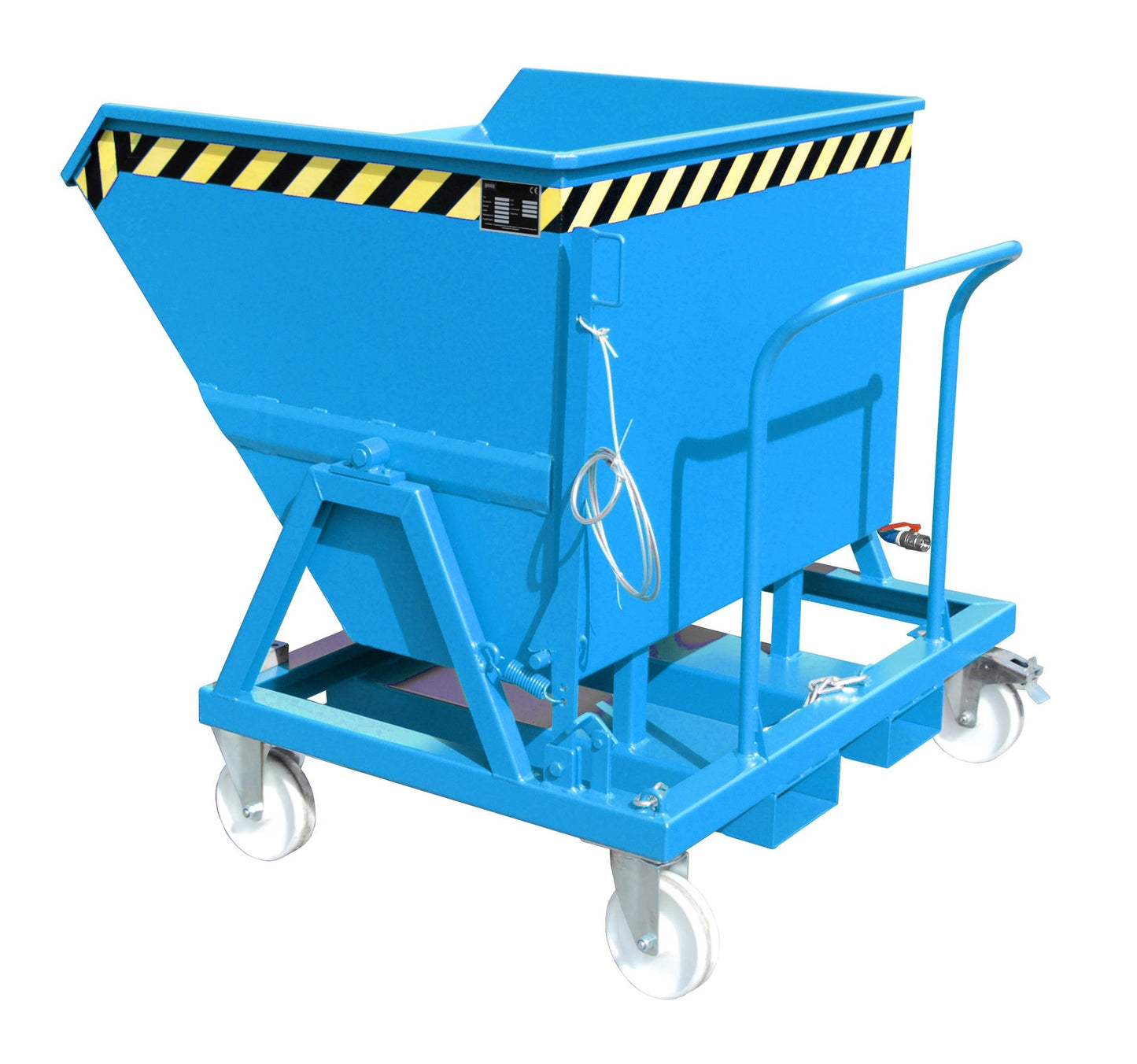 Späne - Kippmulde SKS 550, lackiert, Lichtblau - Staplertechnik24 - 4541 - 19 - 0000 - 3