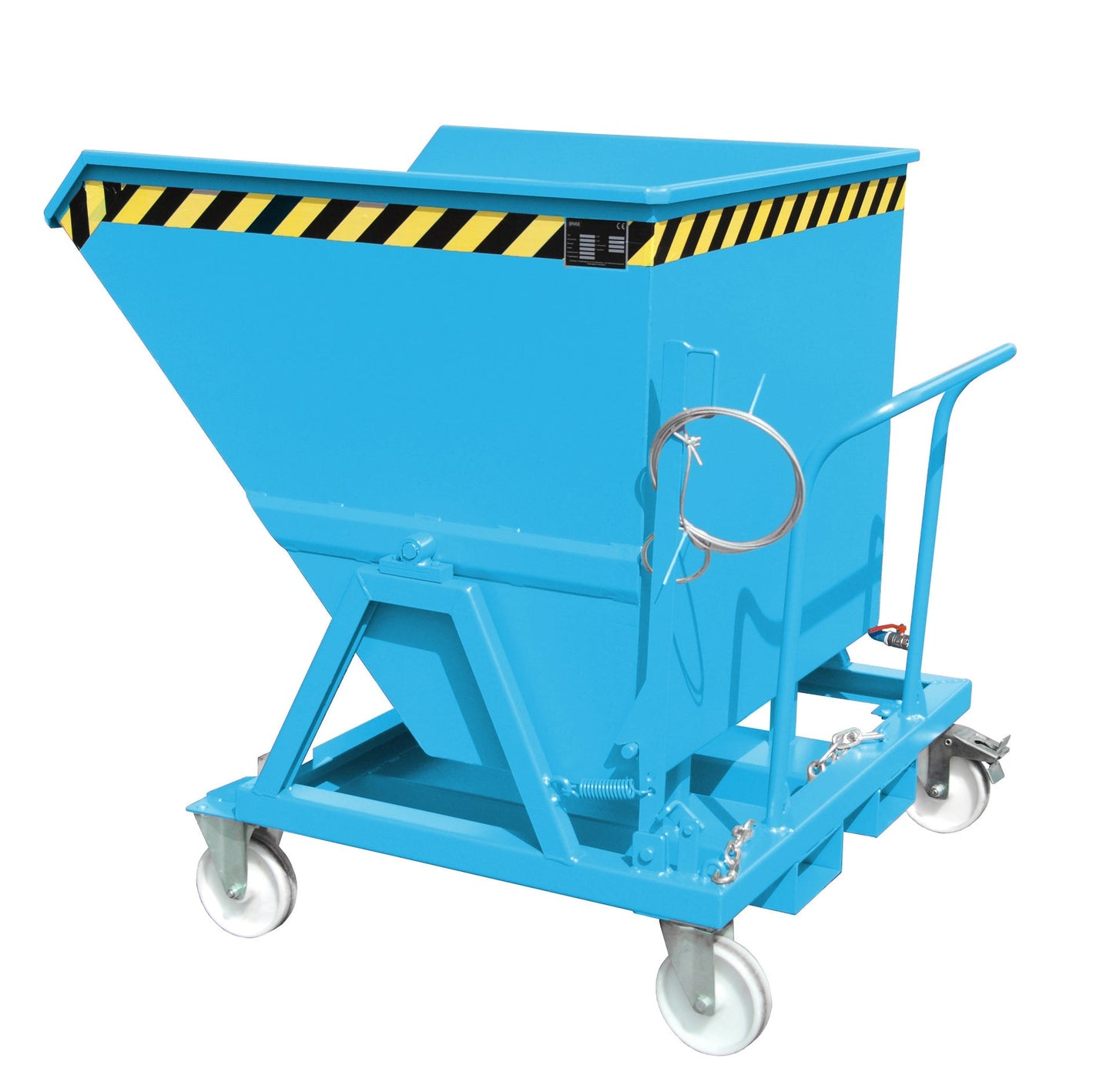 Späne - Kippmulde SKS 700, lackiert, Lichtblau - Staplertechnik24 - 4541 - 20 - 0000 - 3