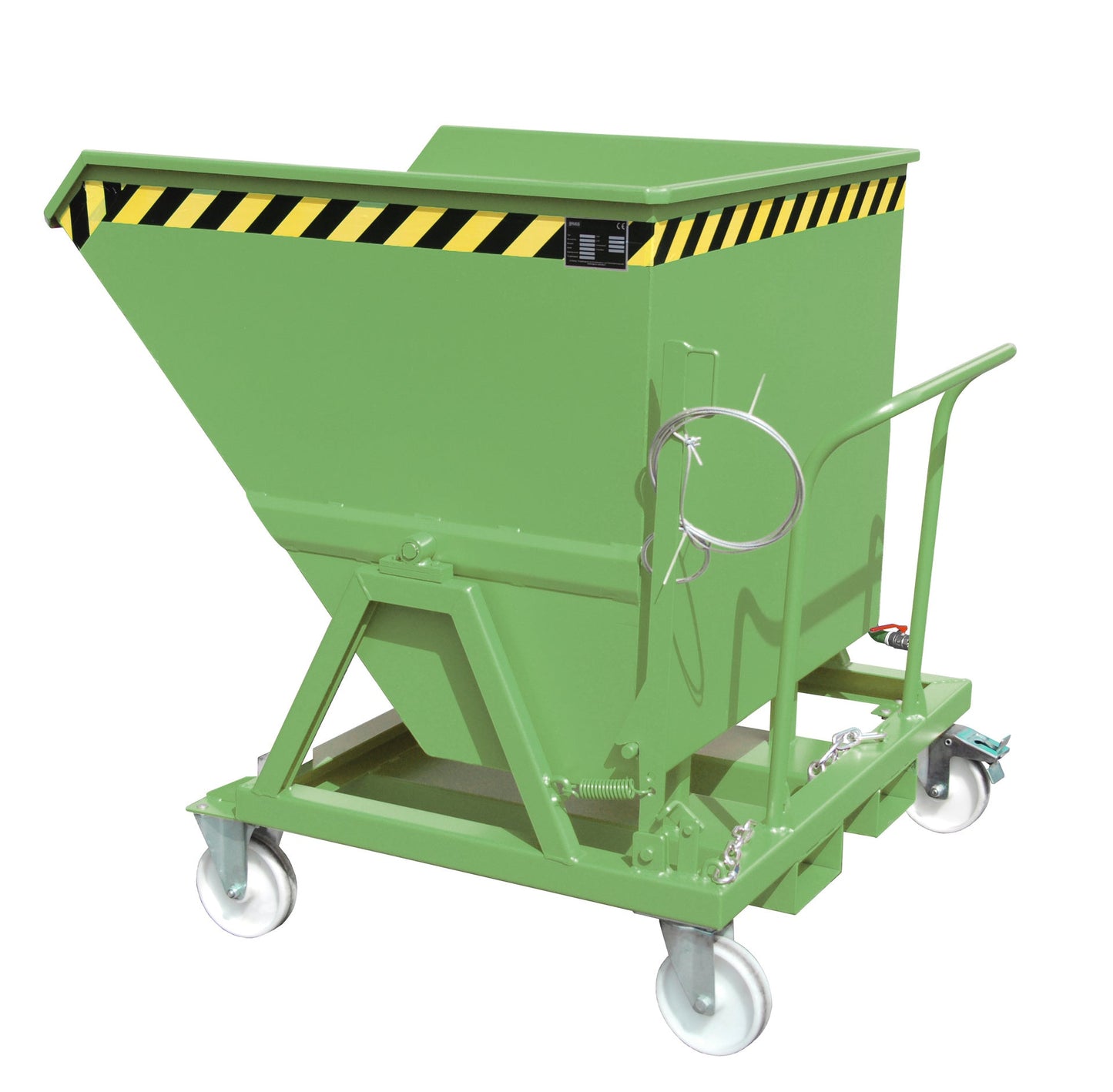 Späne - Kippmulde SKS 700, lackiert, Resedagrün - Staplertechnik24 - 4541 - 20 - 0000 - 4