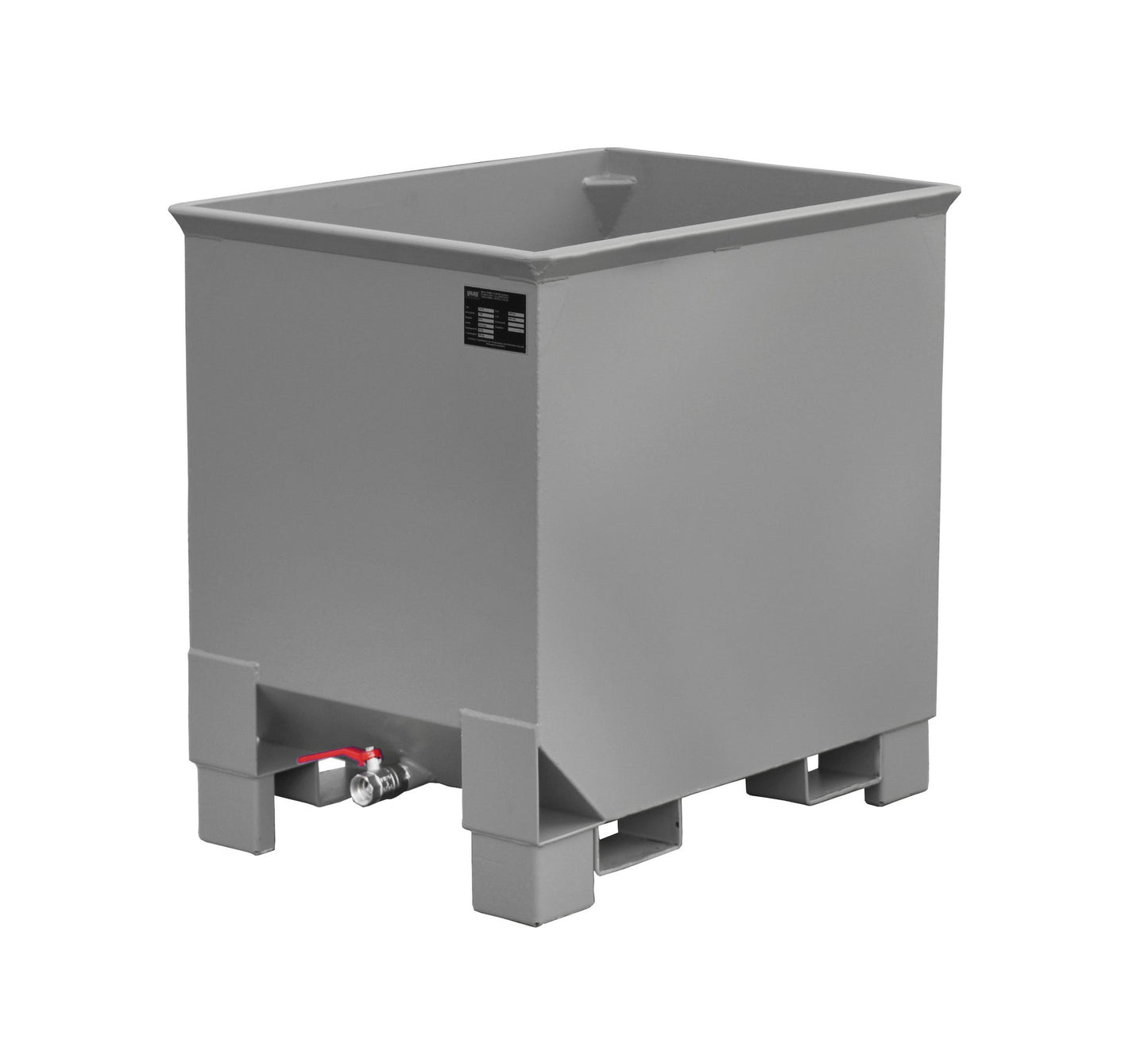 Spänekasten CS 30, lackiert, Mausgrau - Staplertechnik24 - 4511 - 04 - 4500 - 5