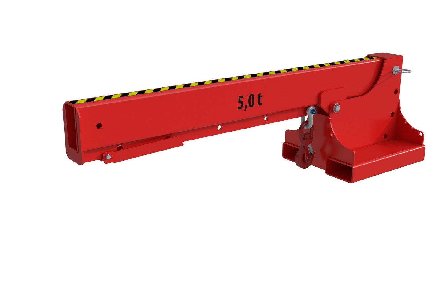 Teleskop - Lader KTH - K 5,0, lackiert, Feuerrot - Staplertechnik24 - 4430 - 16 - 0000 - 2