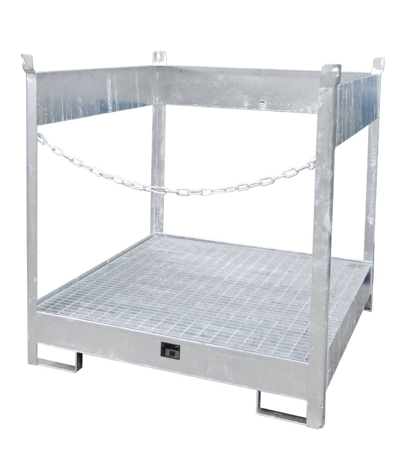 Fass - Stapelpalette FSP - 4, feuerverzinkt - Staplertechnik24 - 4442 - 05 - 0000 - 7