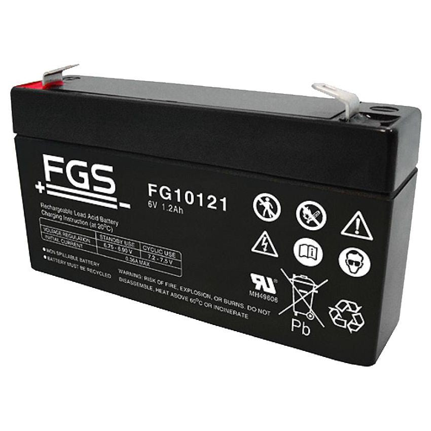 FGS FG10121 6V/1,2Ah Blei - Akku / AGM Batterie - Staplertechnik24 - FG10121 - 1