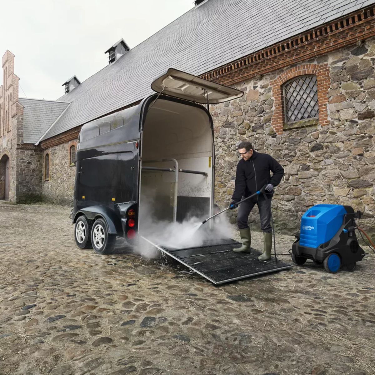 Nilfisk MH 5M 180/800 PA E24, Mobiler Heißwasser Hochdruckreiniger, 400 V - Staplertechnik24 - 107146866