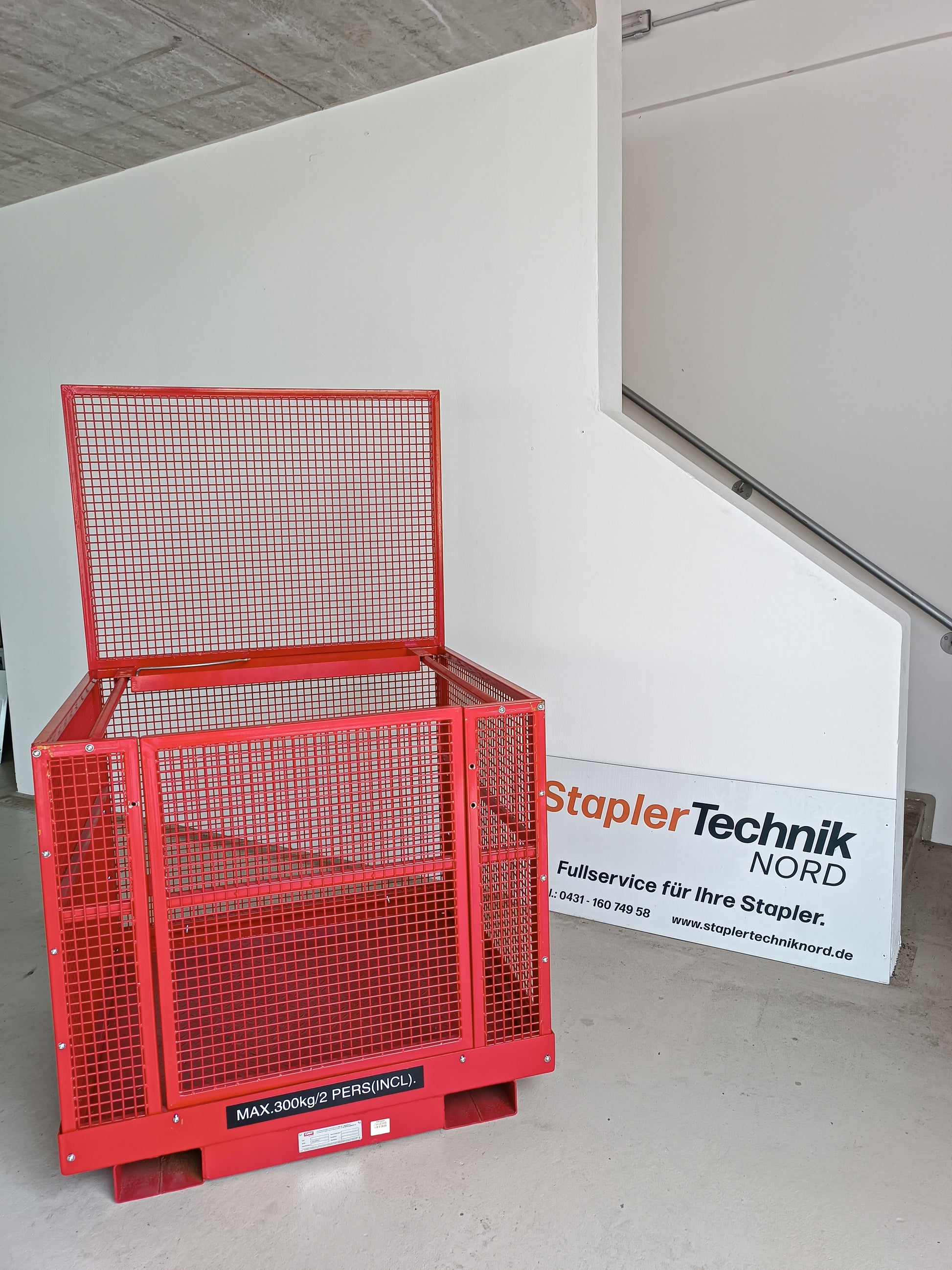 Arbeitskorb Personenkorb Arbeitsbühne | 300 kg | 2 Personen - Staplertechnik24