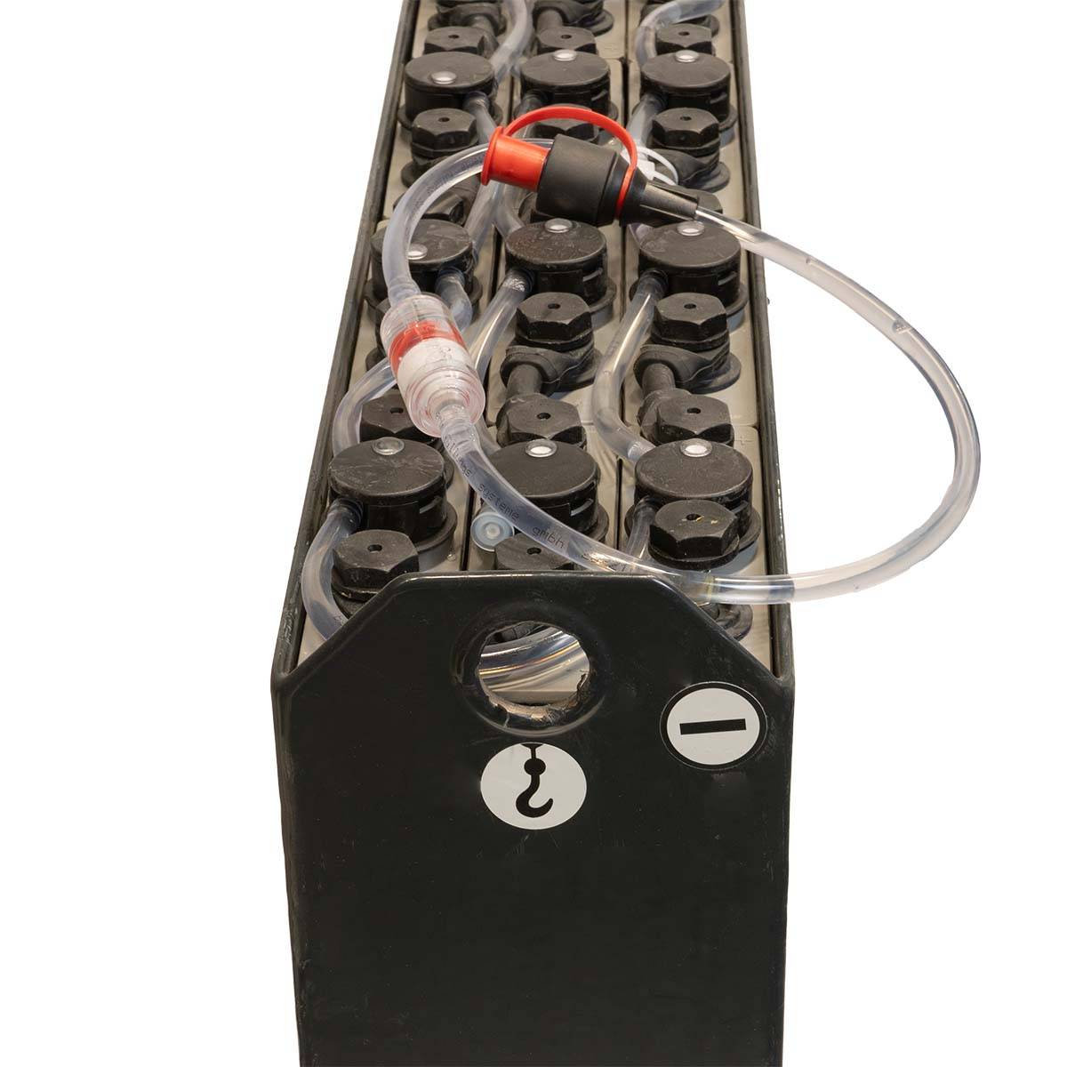 Gabelstaplerbatterie 24V 2 PzB 150 Ah (650 * 145 * 561mm L/B/H) Trog 57034107 inkl. Aquamatik