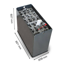 Gabelstaplerbatterie 24V 2 PzS 250 Ah DIN B (621 * 209 * 627mm L/B/H) Trog 57014072 inkl. Aquamatik