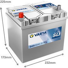 VARTA Dynamic SLI D48 12 V 60 Ah (Kopie) - Staplertechnik24