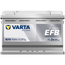 VARTA DYNAMIC EFB N70 12 V 70 Ah - Staplertechnik24