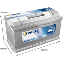 VARTA Dynamic SLI G3 12 V 88 AH UNGEFÜLLT - Staplertechnik24