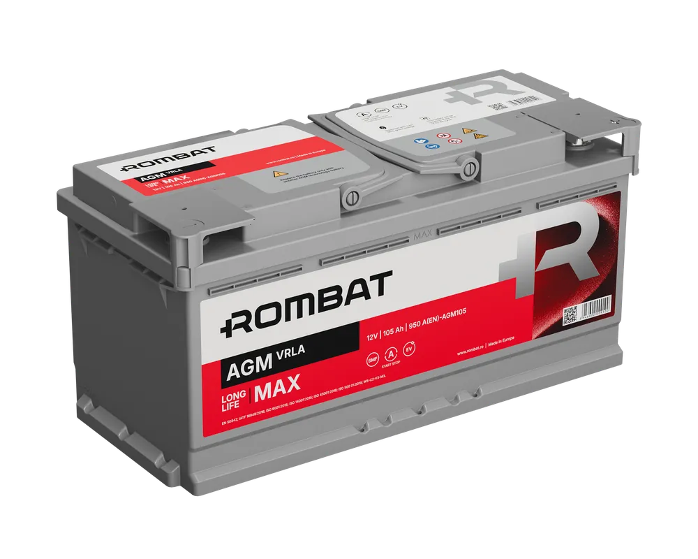 ROMBAT AGM 12V - 105AH 950A - Staplertechnik24