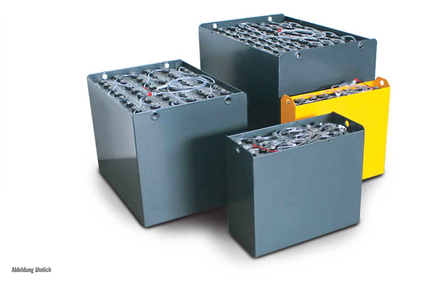 24V Gabelstaplerbatterie 3 PzB 225 Ah (641 * 194 * 568mm L/B/H) Trog 57314121 inkl. Aquamatik