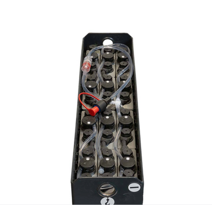 24V Gabelstaplerbatterie 2 PzB 150 Ah (643 * 153 * 595mm L/B/H) Trog 57304033 inkl. Aquamatik