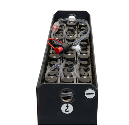 24V Gabelstaplerbatterie 2 PzB 150 Ah (643 * 153 * 595mm L/B/H) Trog 57304033 inkl. Aquamatik