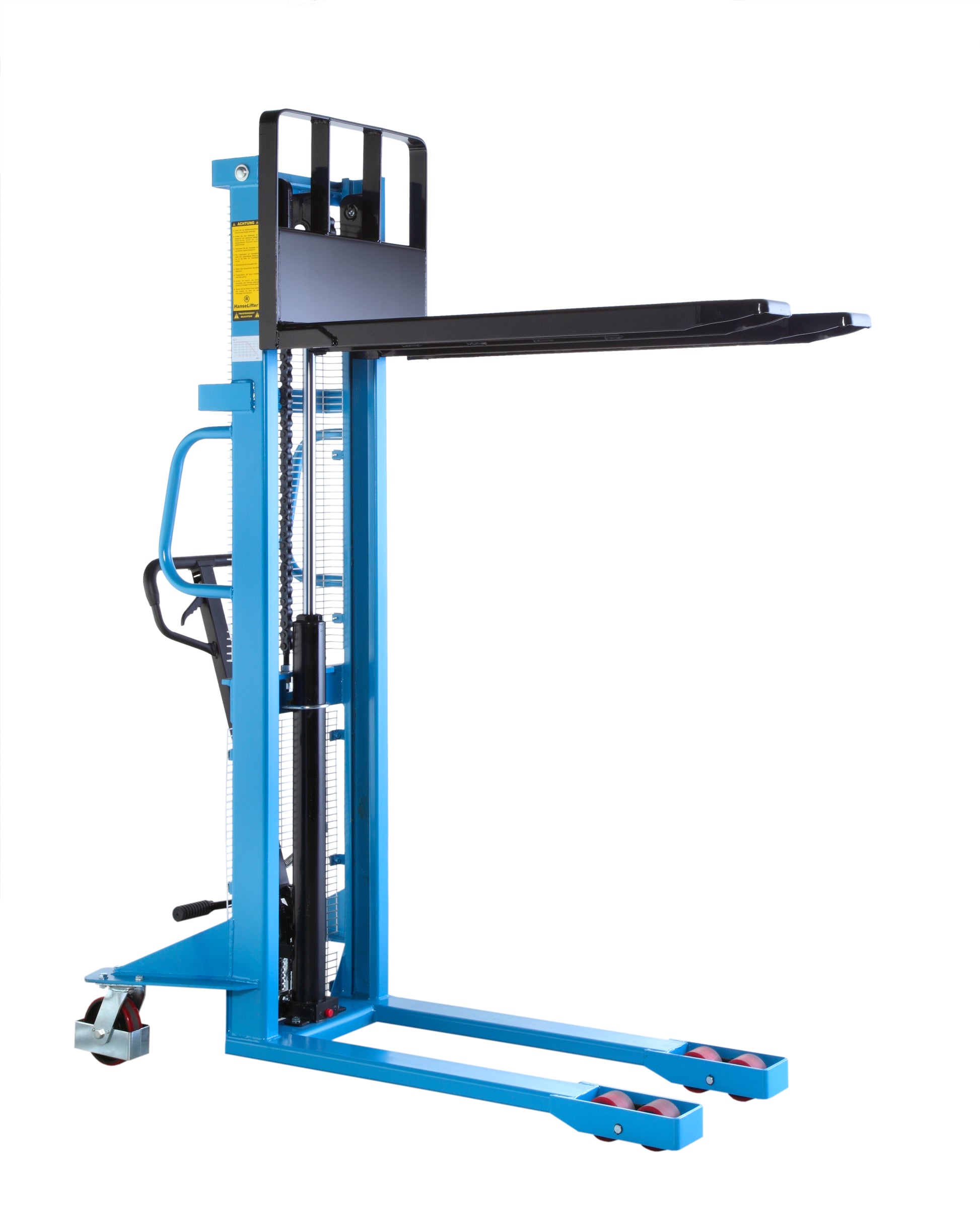 HanseLifter SDJ1025 manueller Hochhubwagen, 2500 mm Hubhöhe, 1000 kg Tragfähigkeit - Staplertechnik24