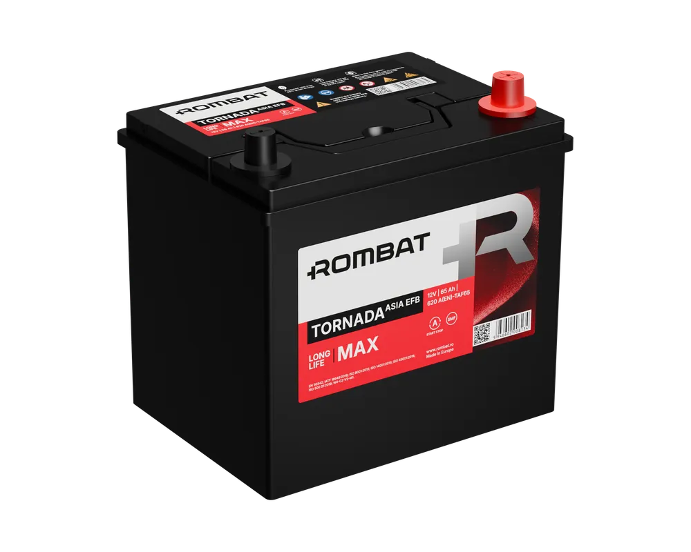ROMBAT Tornada Asia EFB 12V - 65AH 620A - Staplertechnik24