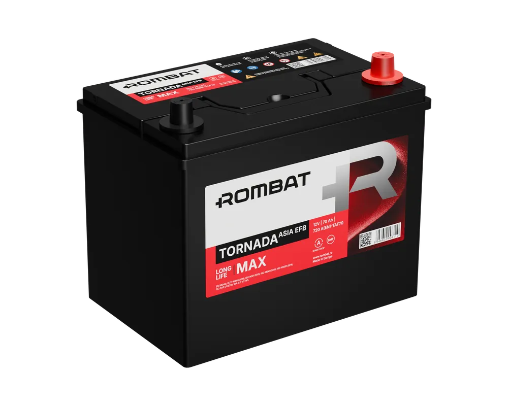 ROMBAT Tornada Asia EFB 12V - 70AH 720A - Staplertechnik24