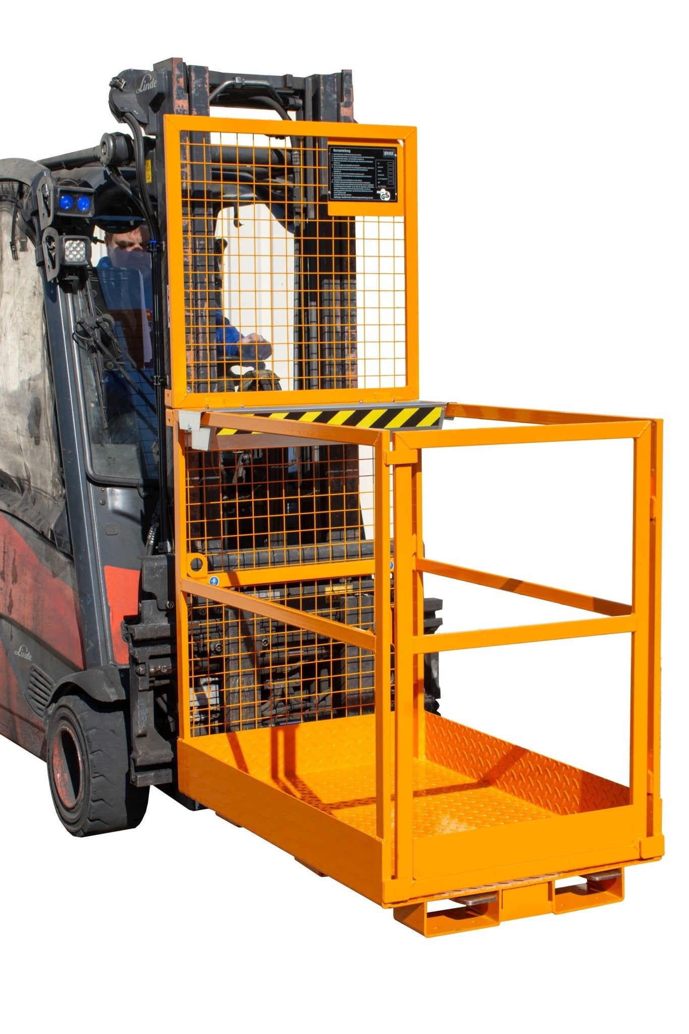 Arbeitsbühne MB - D/L, lackiert, Gelborange - Staplertechnik24 - 4427 - 12 - 0000 - 1