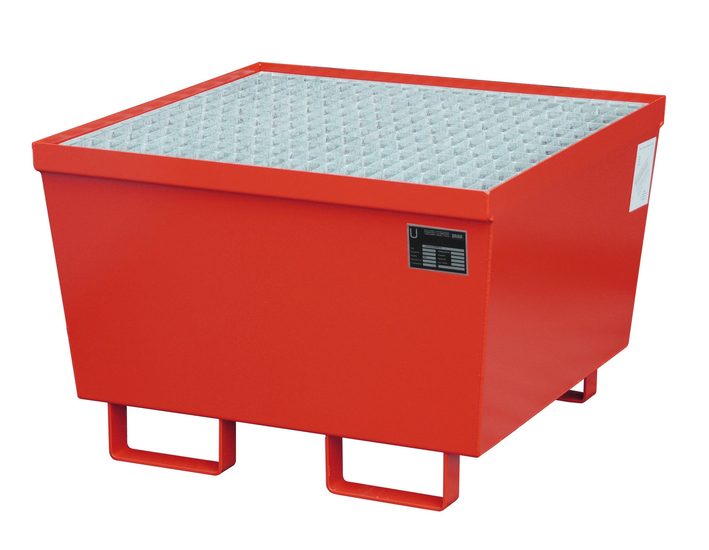 Auffangwanne AM - 1, lackiert, Feuerrot - Staplertechnik24 - 4447 - 01 - 0000 - 2