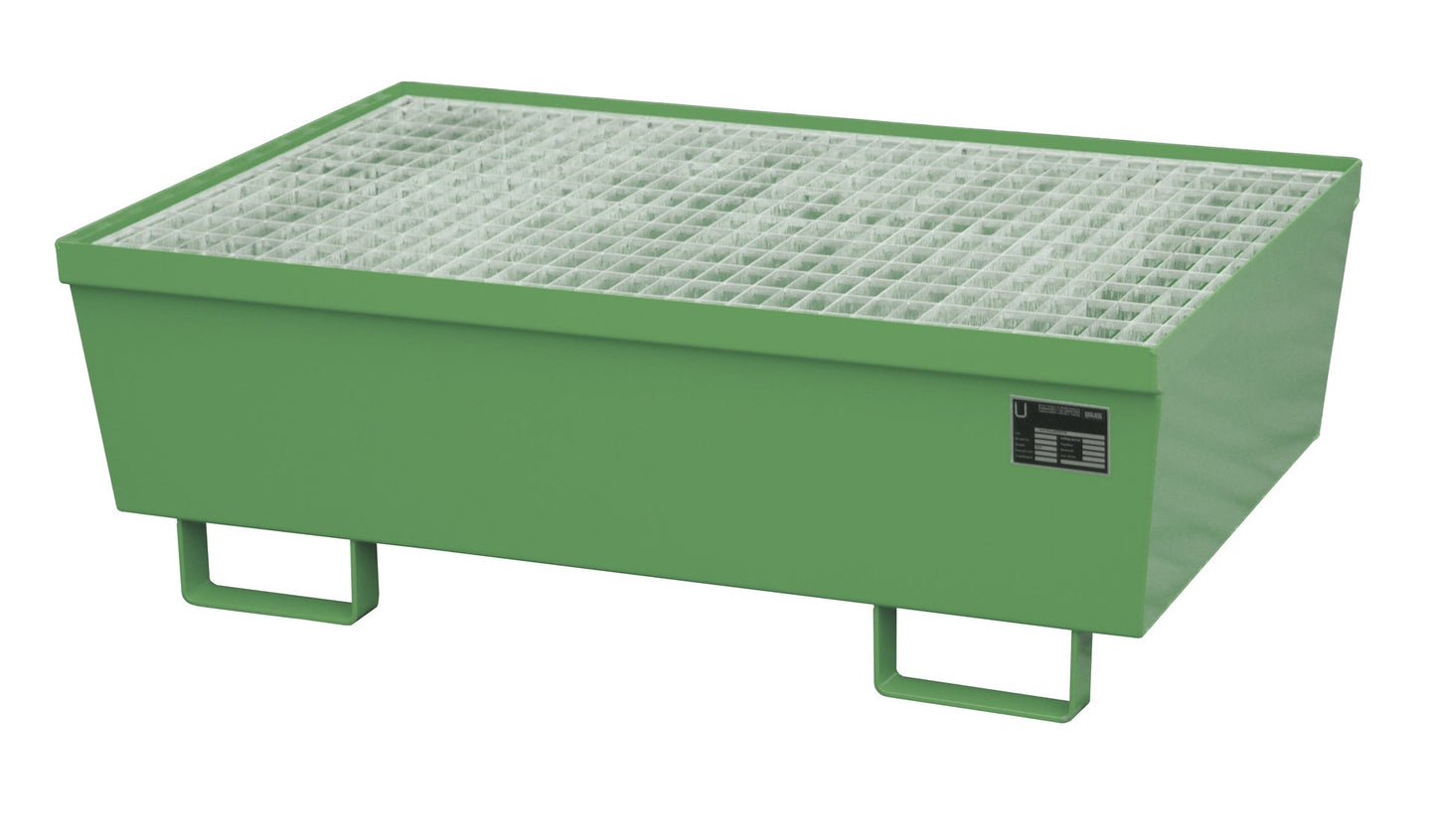 Auffangwanne AM - 2, lackiert, Resedagrün - Staplertechnik24 - 4447 - 02 - 0000 - 4