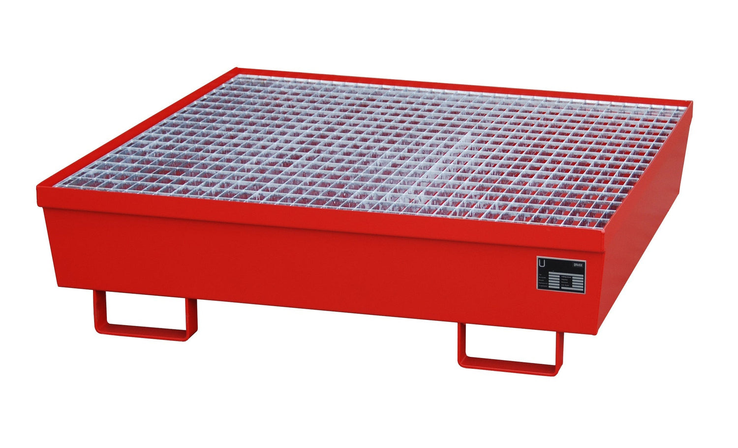 Auffangwanne AM - 4/A, lackiert, Feuerrot - Staplertechnik24 - 4447 - 03 - 0000 - 2