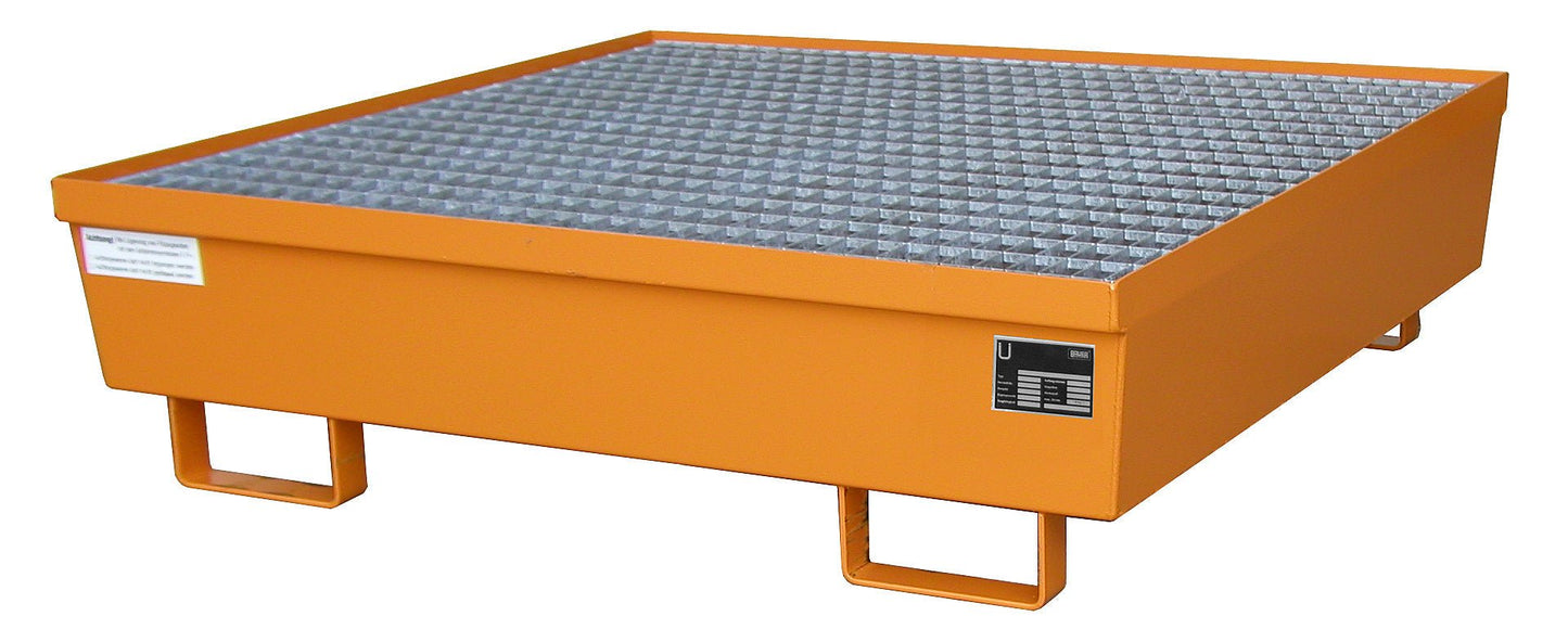 Auffangwanne AM - 4/A, lackiert, Gelborange - Staplertechnik24 - 4447 - 03 - 0000 - 1