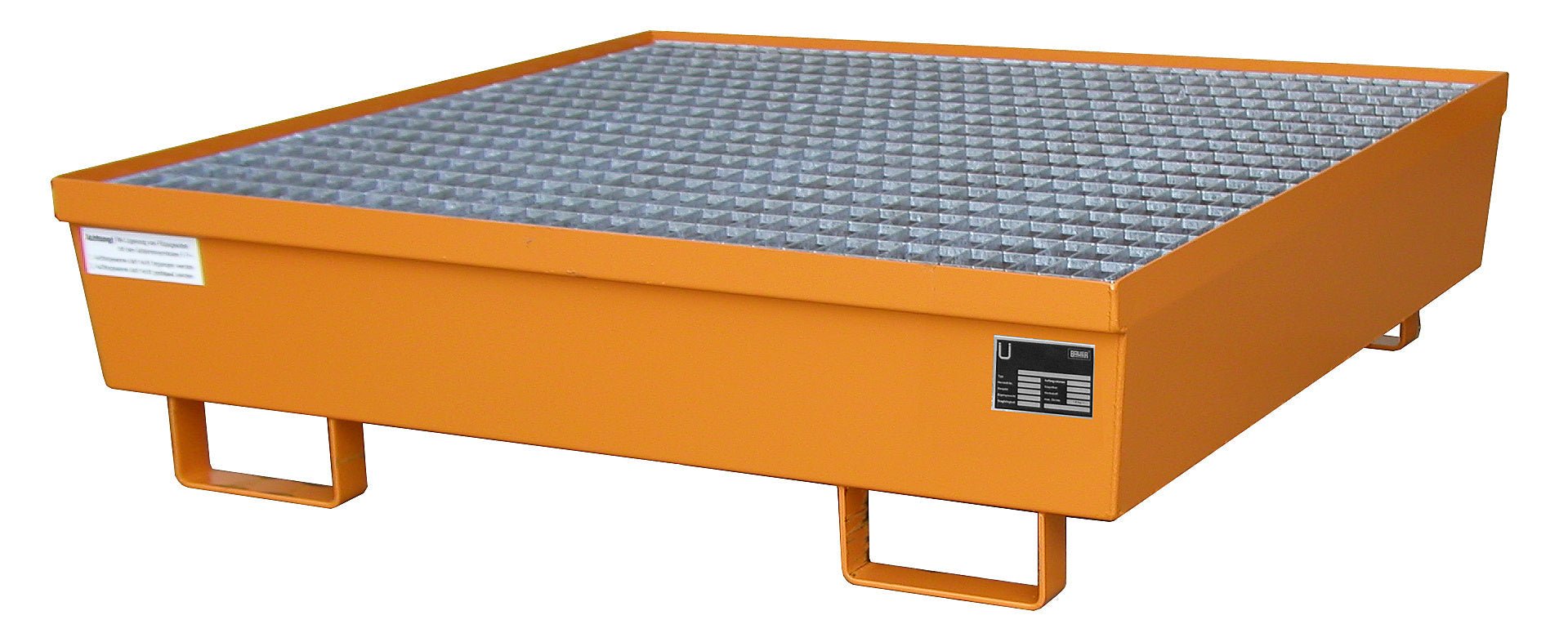 Auffangwanne AM - 4/A, lackiert, Gelborange - Staplertechnik24 - 4447 - 03 - 0000 - 1