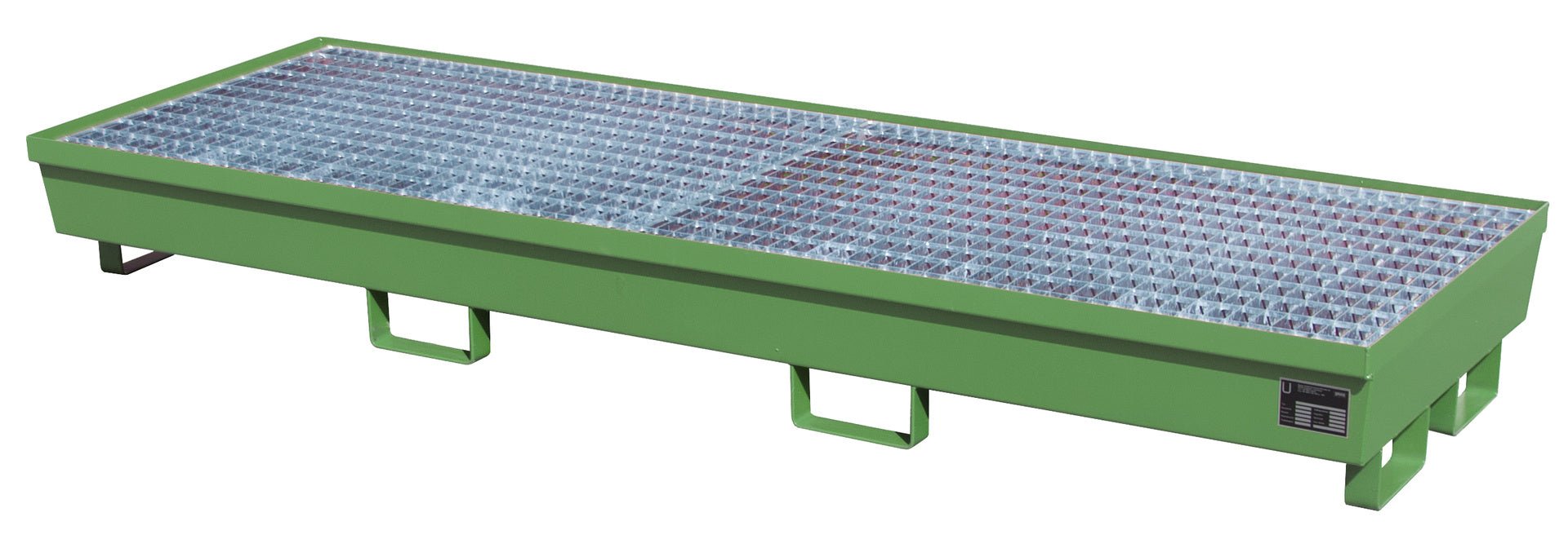 Auffangwanne AM - 4/B, lackiert, Resedagrün - Staplertechnik24 - 4447 - 04 - 0000 - 4