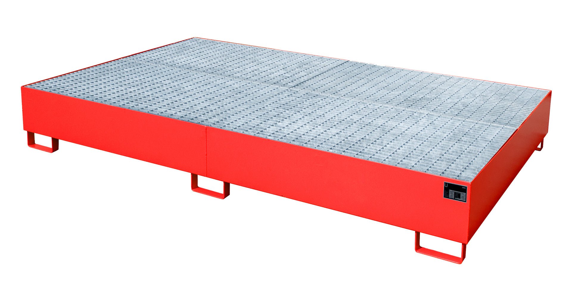 Auffangwanne AW 1000 - 10F, lackiert, Feuerrot - Staplertechnik24 - 4471 - 70 - 0000 - 2