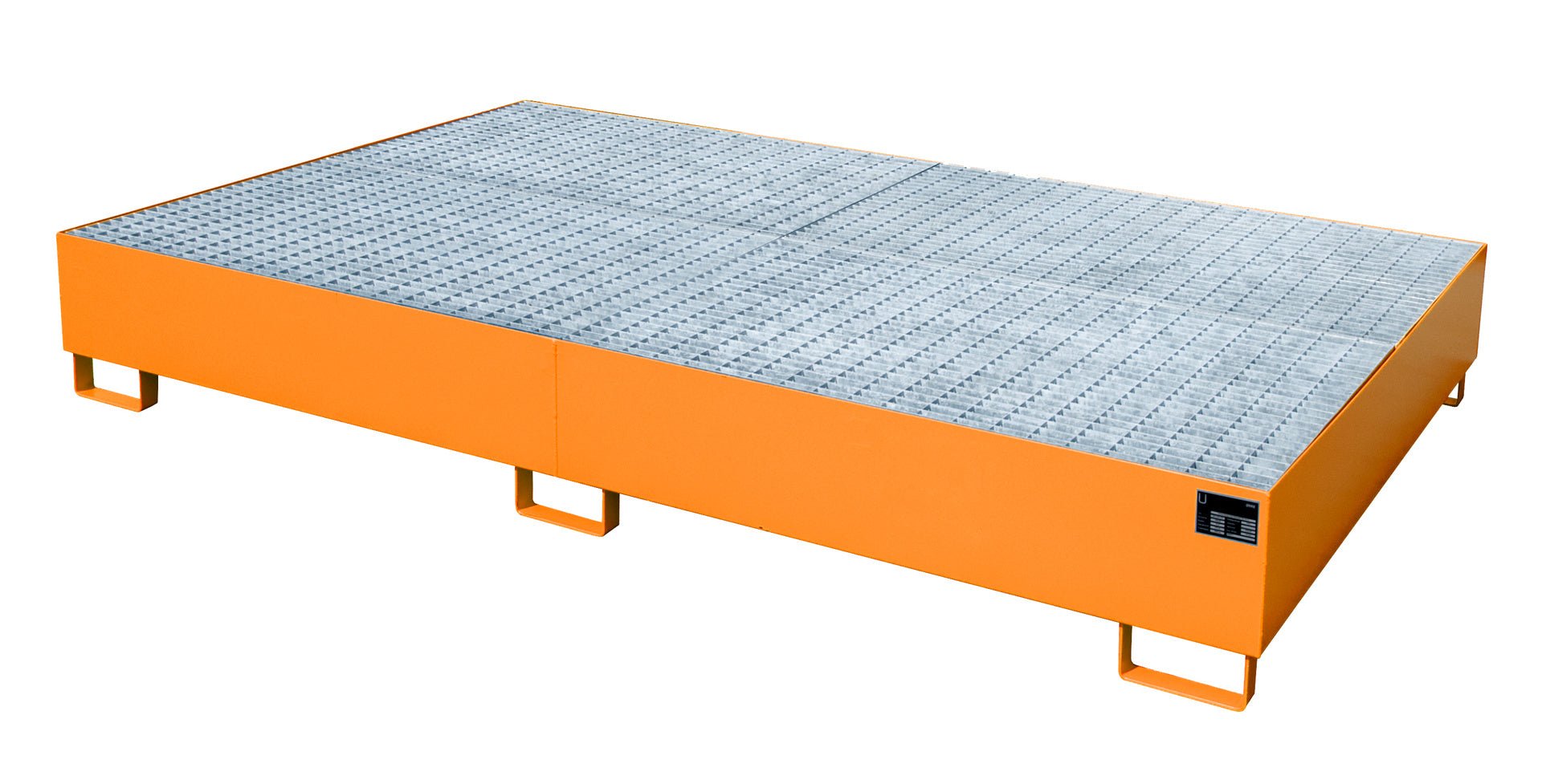 Auffangwanne AW 1000 - 10F, lackiert, Gelborange - Staplertechnik24 - 4471 - 70 - 0000 - 1
